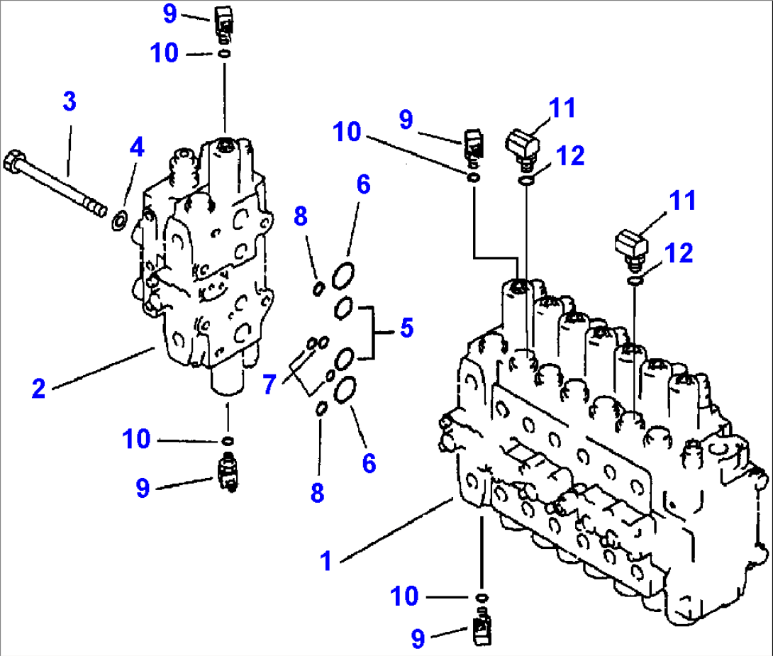 FIG NO. H0120-0108 MAIN VALVE 2 ACTUATOR KIT