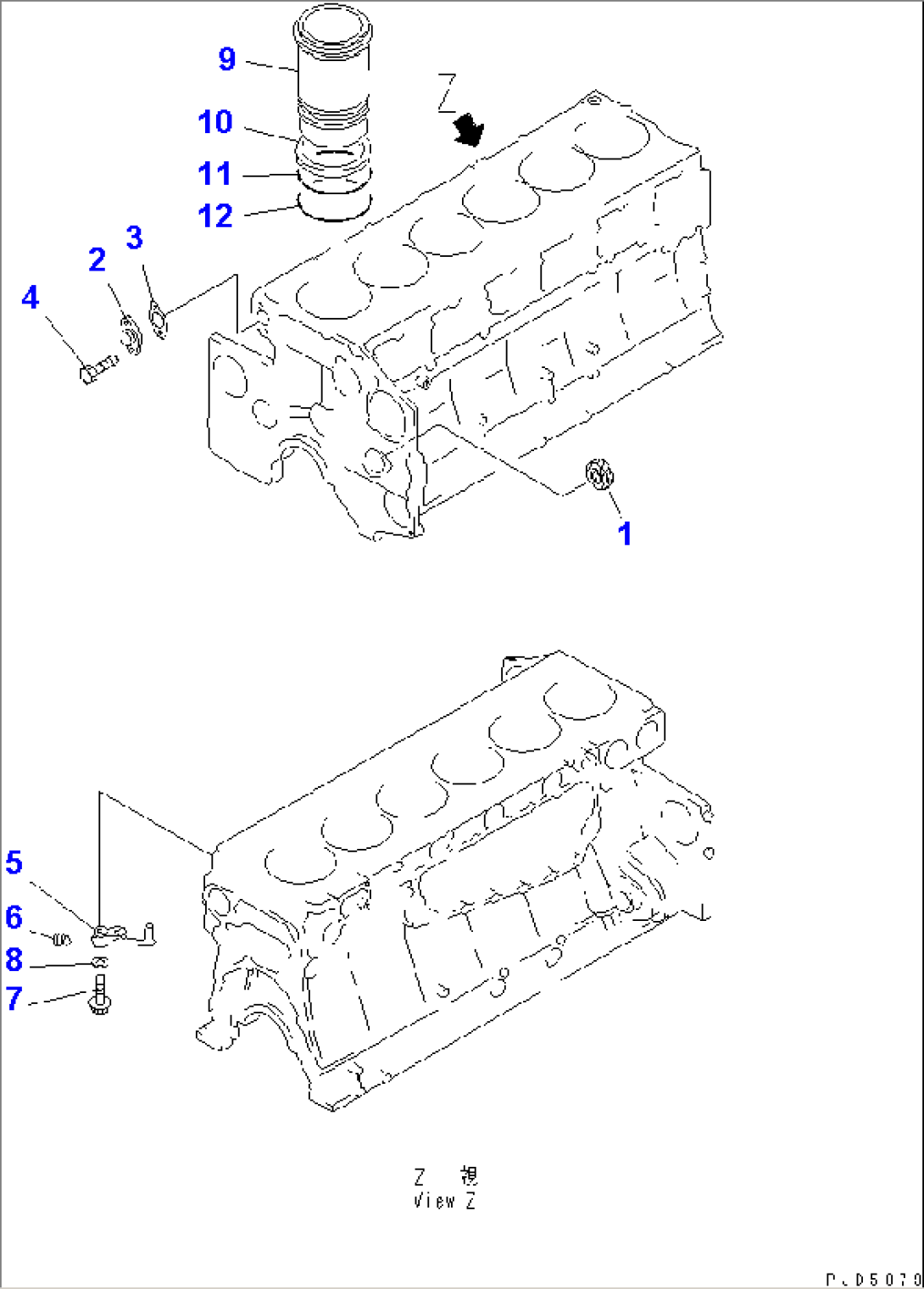 CYLINDER BLOCK (2/2)(#25749-26659)