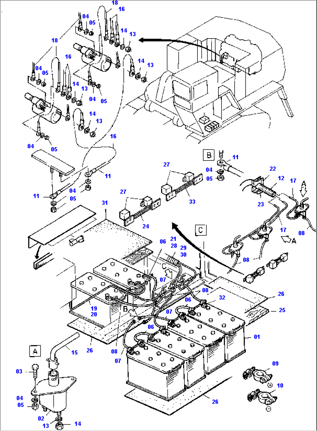 Batteries with Cables