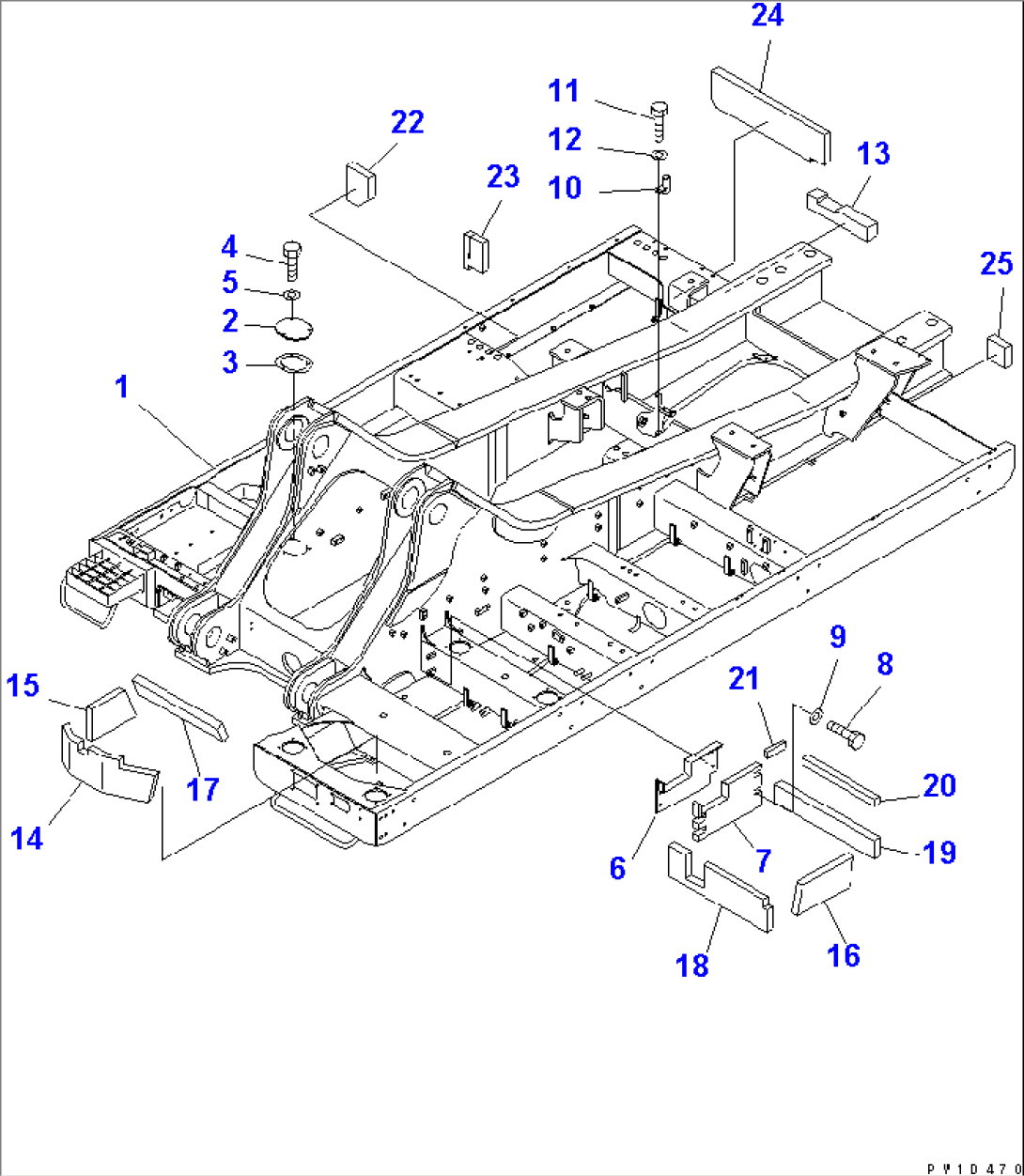 REVOLVING FRAME (WITH SERVICE VALVE)(#31001-)