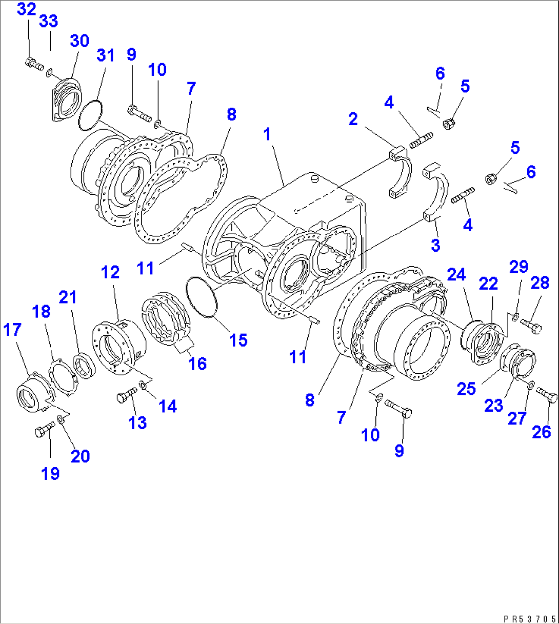 FINAL DRIVE CASE (1/2)