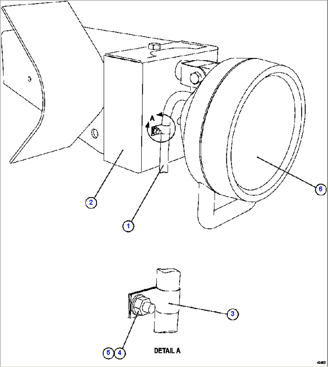 AXLE HOUSING PORTABLE LIGHT EK2368