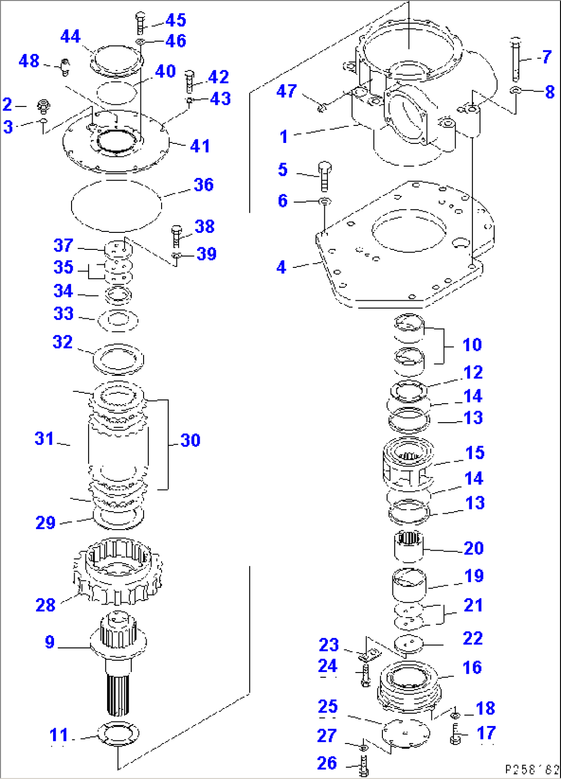CIRCLE REVERSE GEAR (1/2)(#12051-)