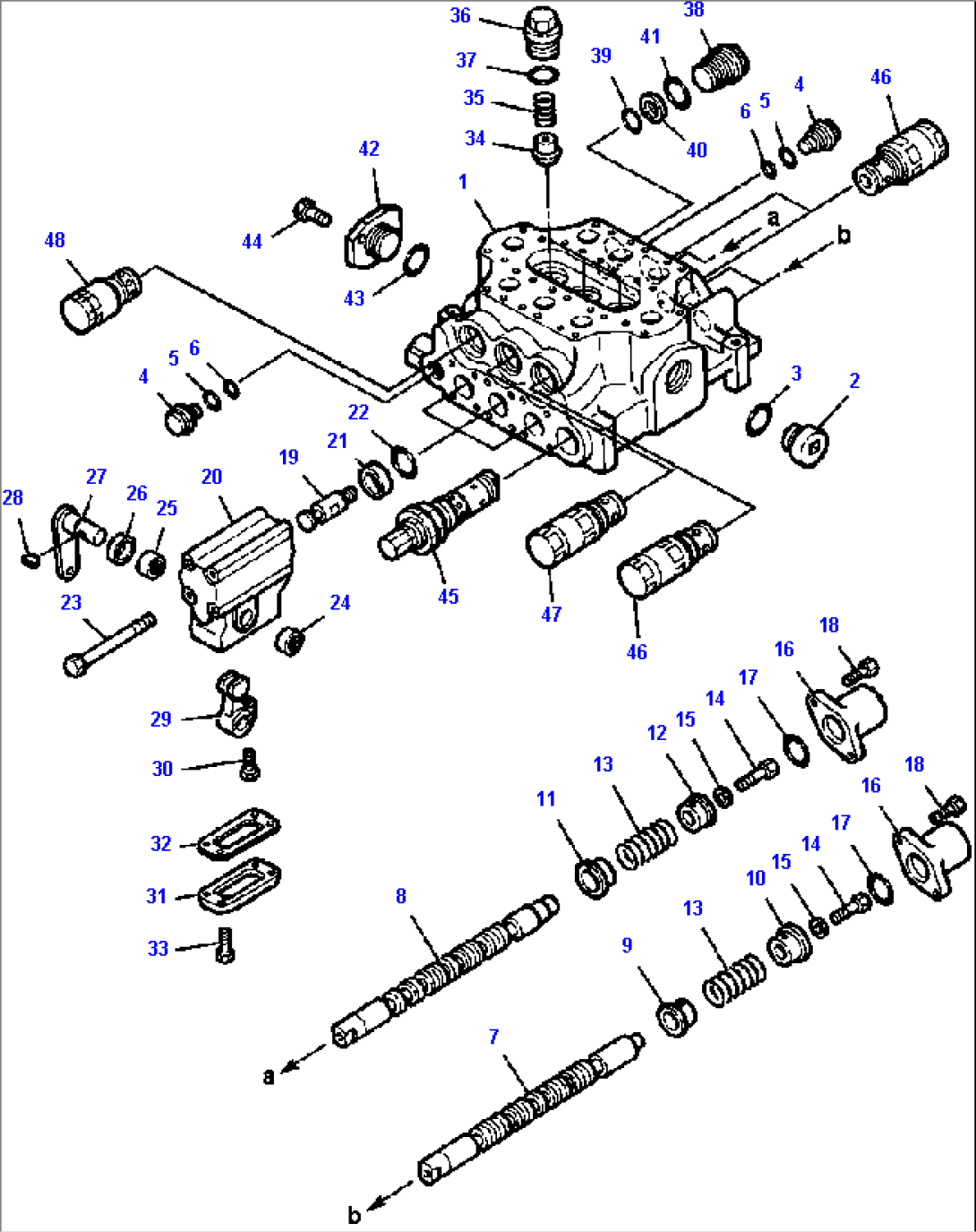 FIG NO. 6201A EQUIPMENT CONTROL VALVE THREE-SPOOL