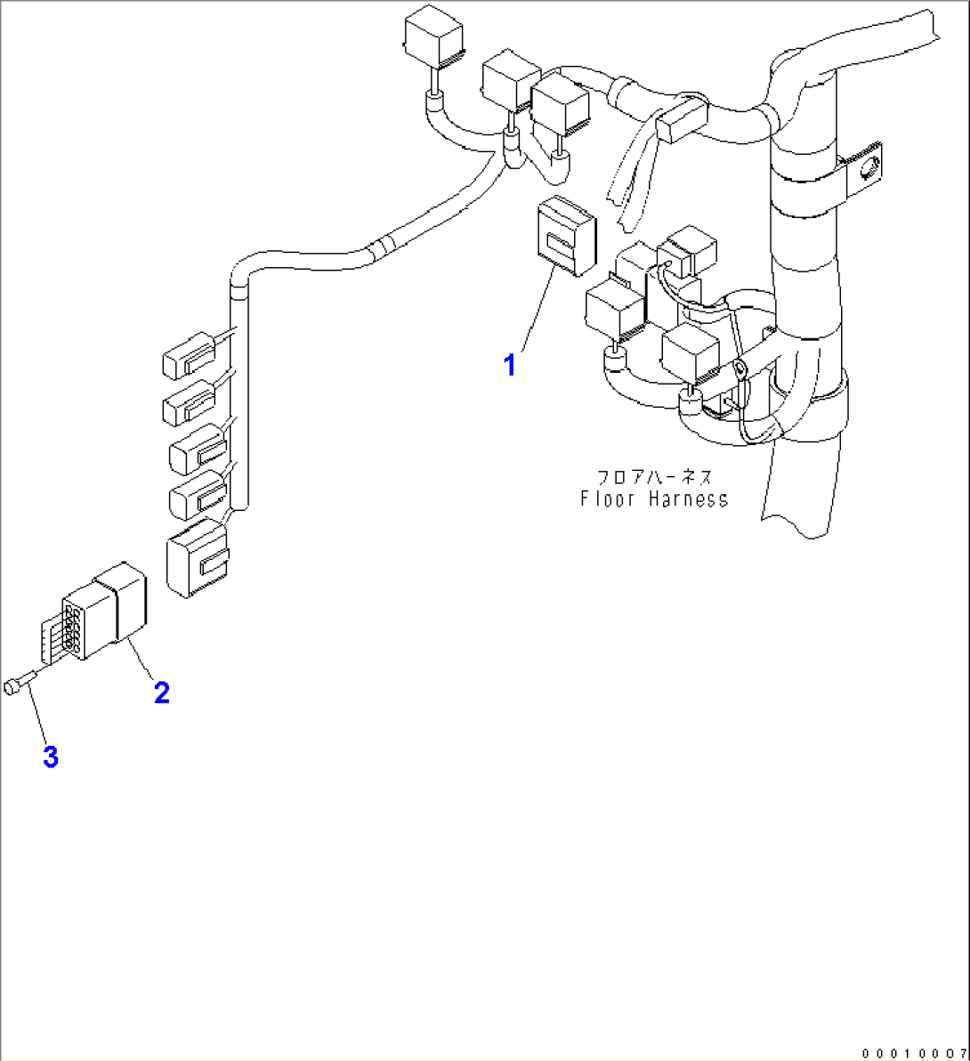 FLOOR (WIRING HARNESS) (PLUG) (FOR EXCEPT JAPAN)