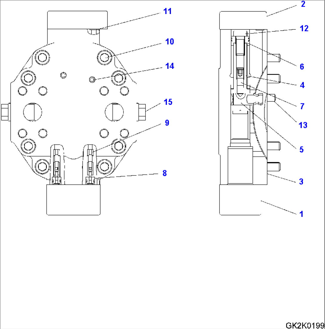 HYDROSTATIC TRANSMISSION (MOTOR 2) (20KM/H) (4/6)