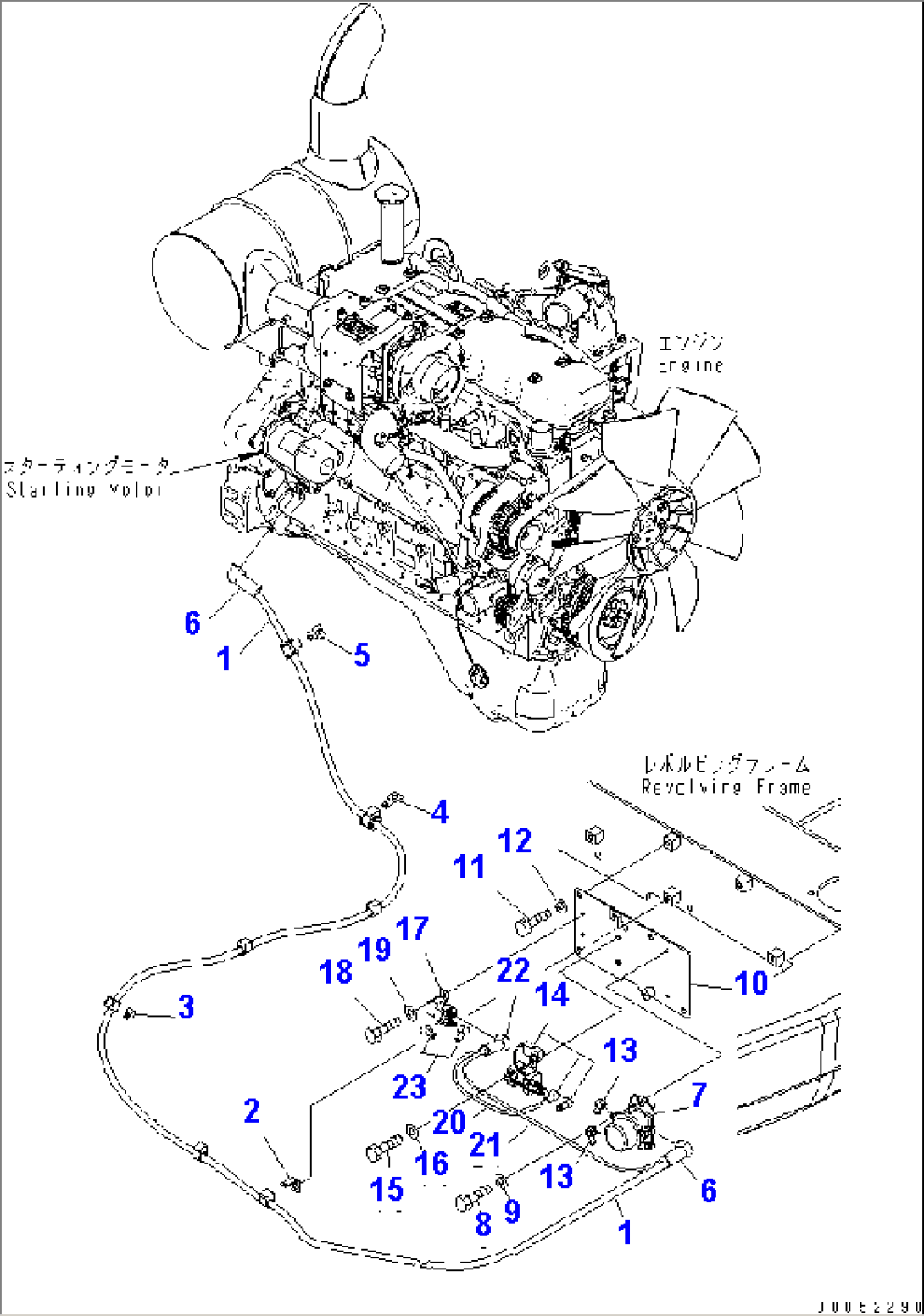 WIRING (STARTING HARNESS)(#40001-40004)