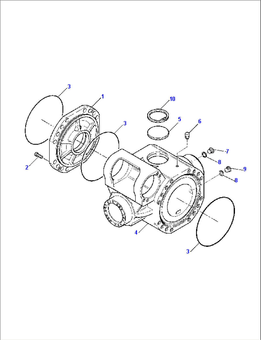 FRONT AXLE (1/6) (4WS)