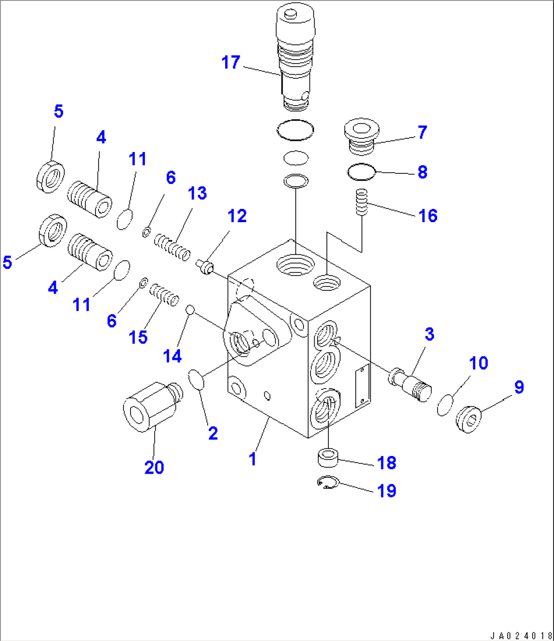 ACCUMULATOR CHARGE VALVE(#61364-)