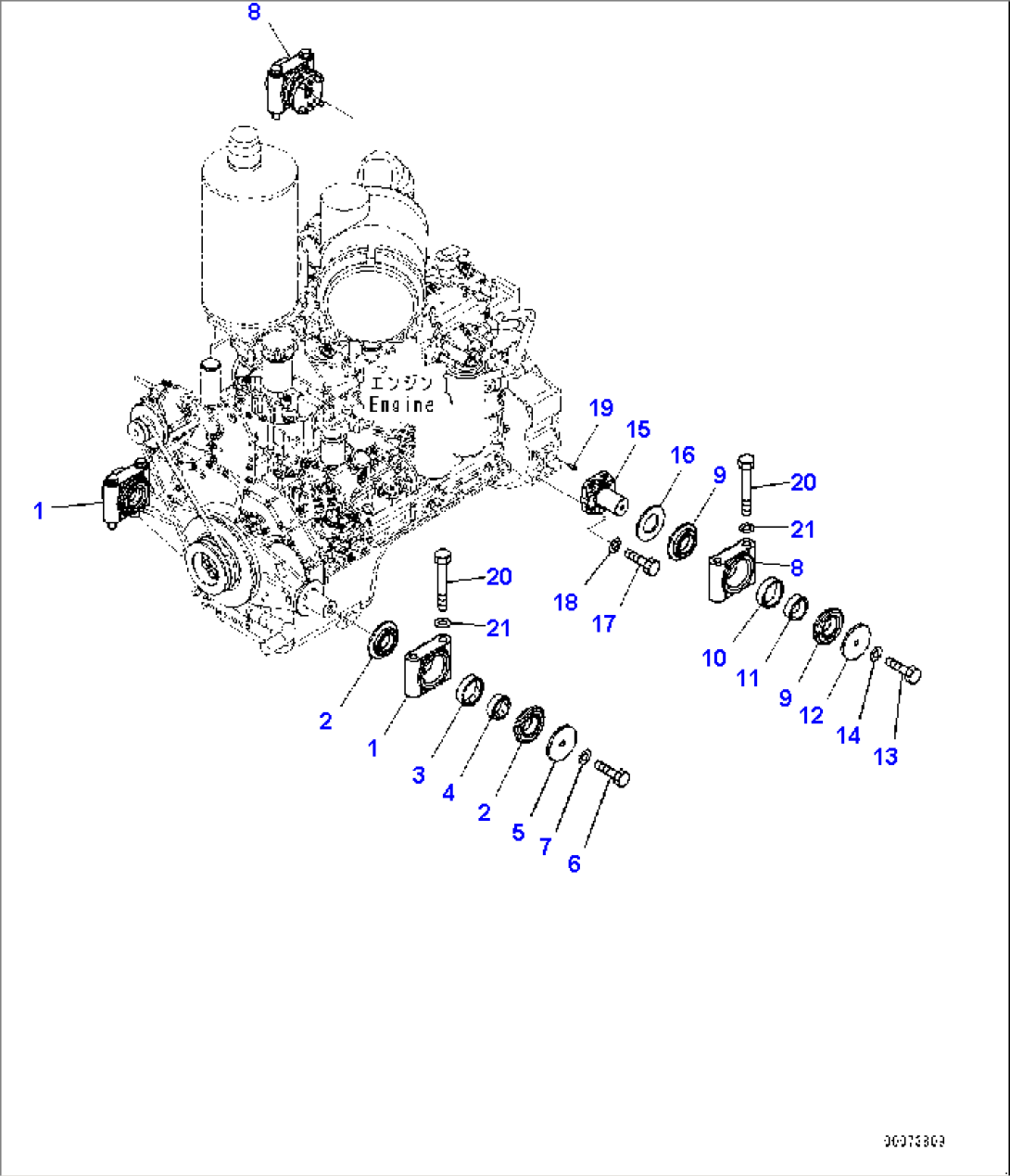 Engine Mounting (#1006-)
