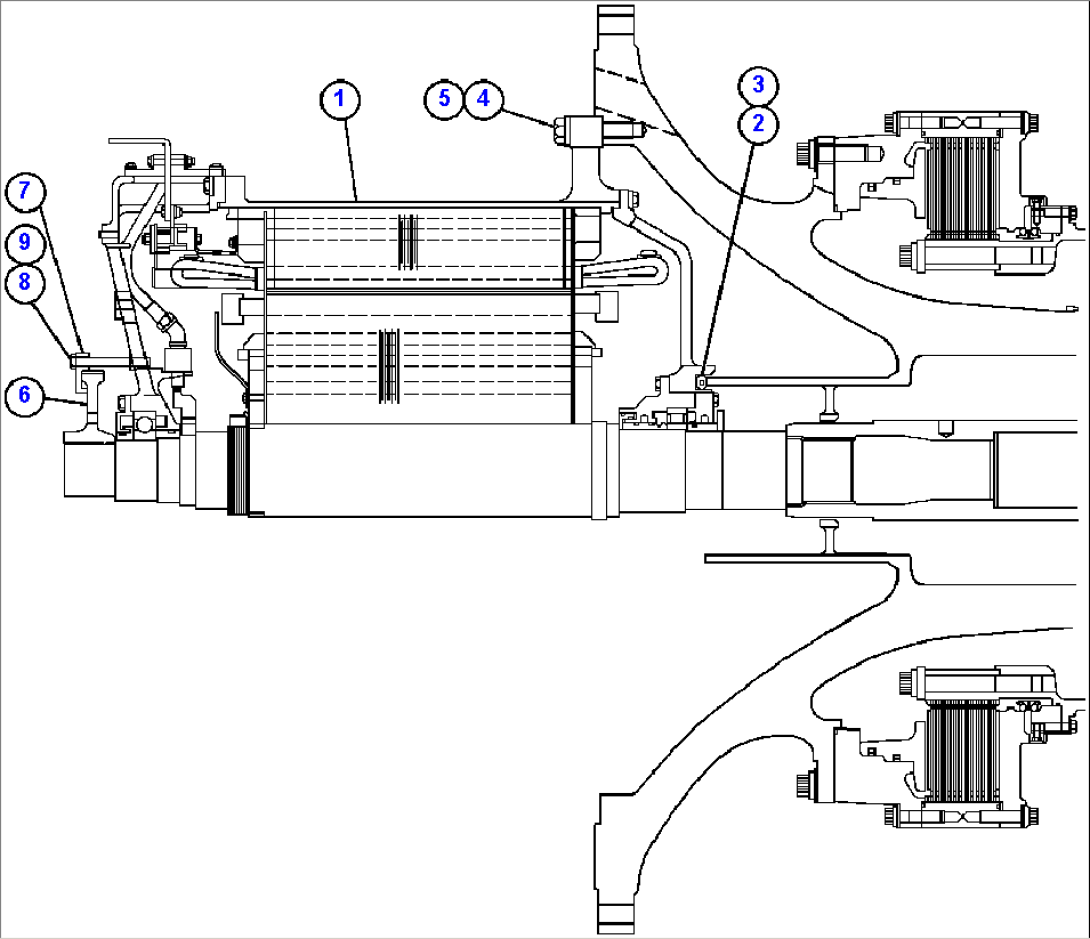 WHEEL MOTOR ASSEMBLY - 1 (PC1078)