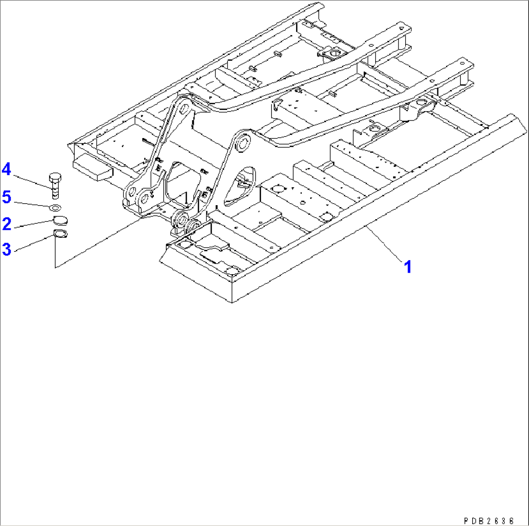 REVOLVING FRAME (FOR AUTO GREASING)(#10001-11999)