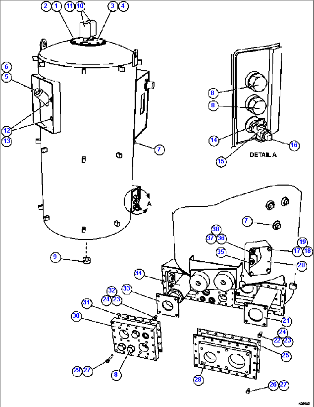 HYDRAULIC TANK ASSEMBLY