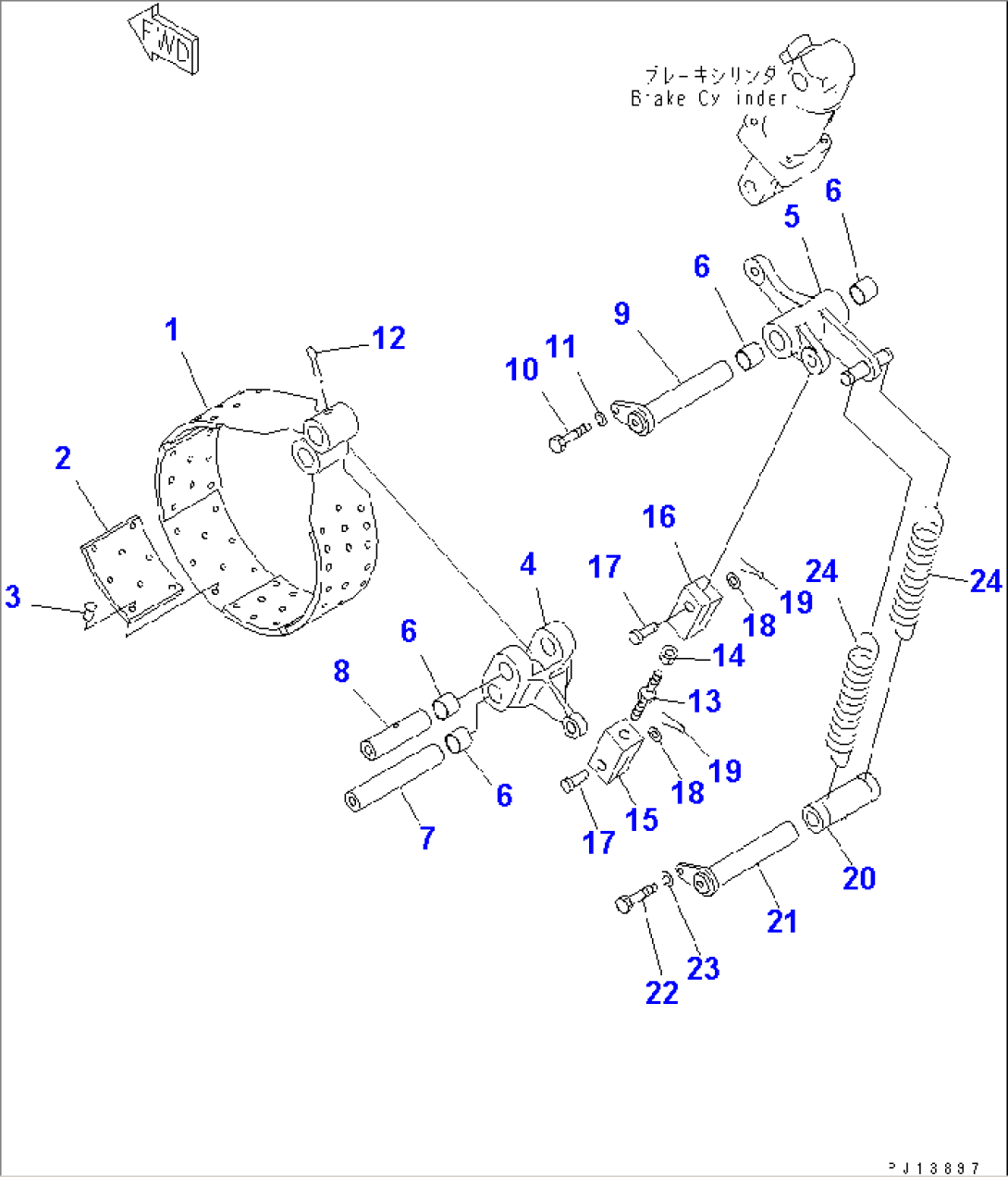 BRAKE DRUM (FOR TOWING WINCH)