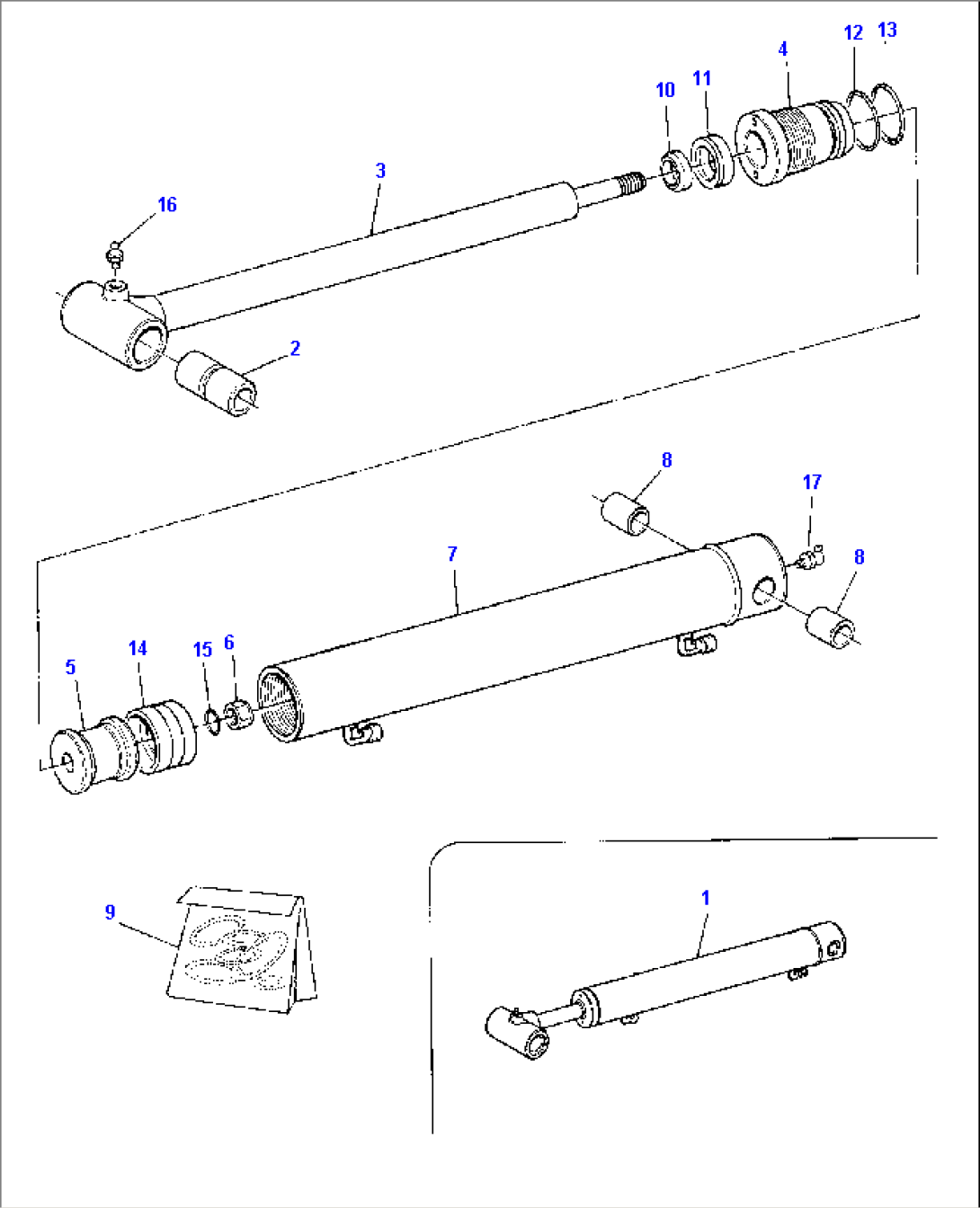 LIFTING CONTROL CYLINDER