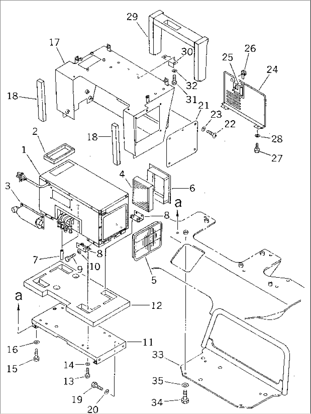 AIR CONDITIONER (AIR CONDITIONER UNIT MOUNTING) (1/6)