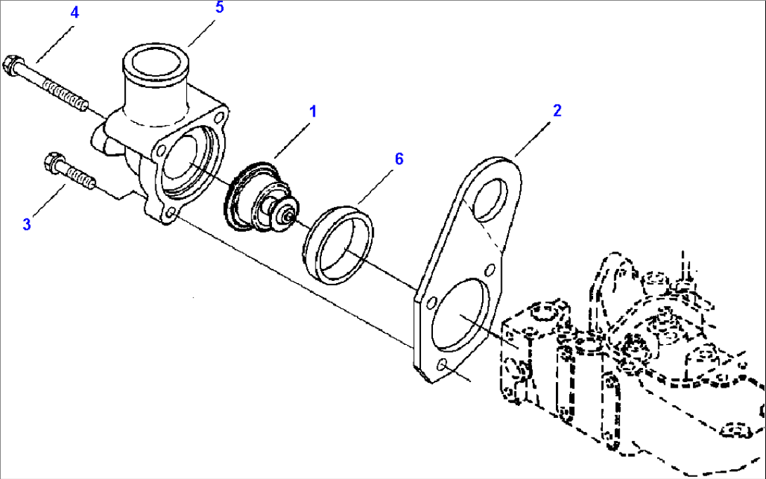 A5109-A1A3 THERMOSTAT AND HOUSING