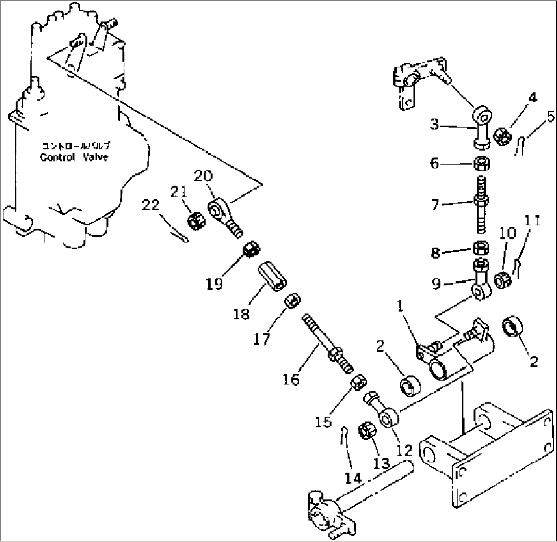 SCRAPER CONTROL LINKAGE (2/2)