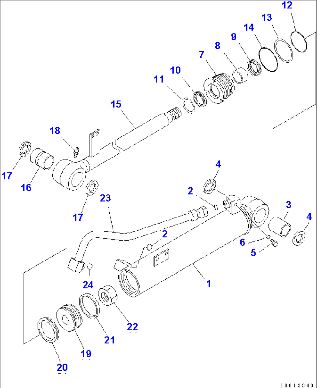 BUCKET CYLINDER (INNER PARTS)