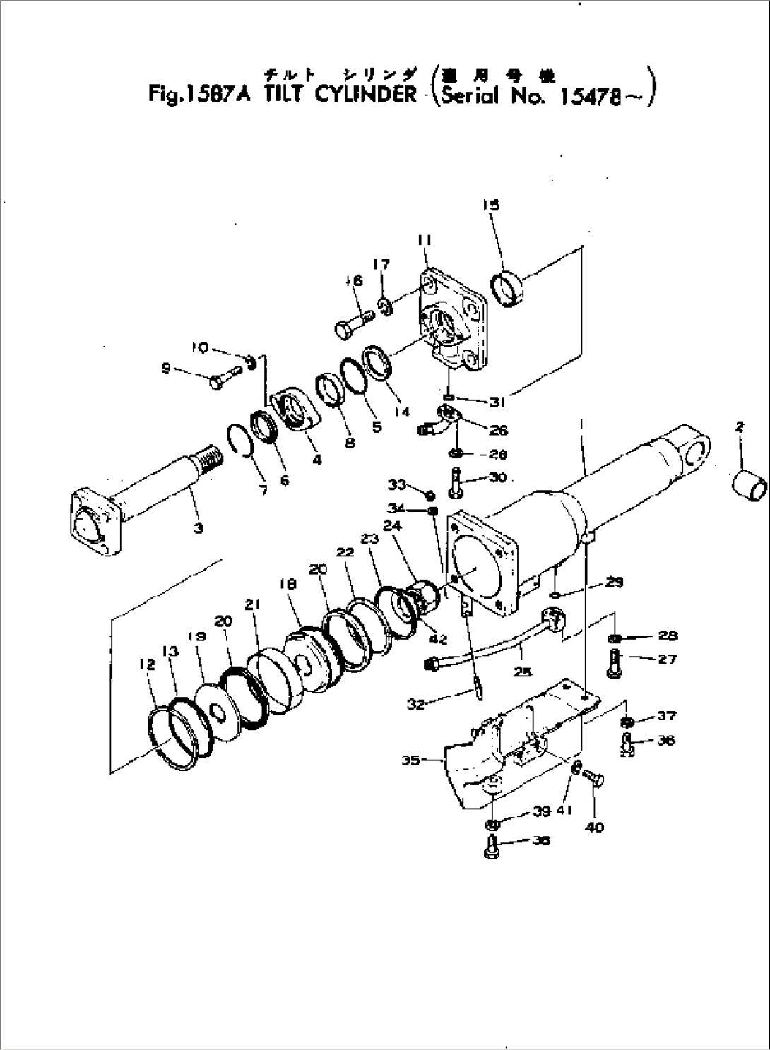 TILT CYLINDER(#15478-)