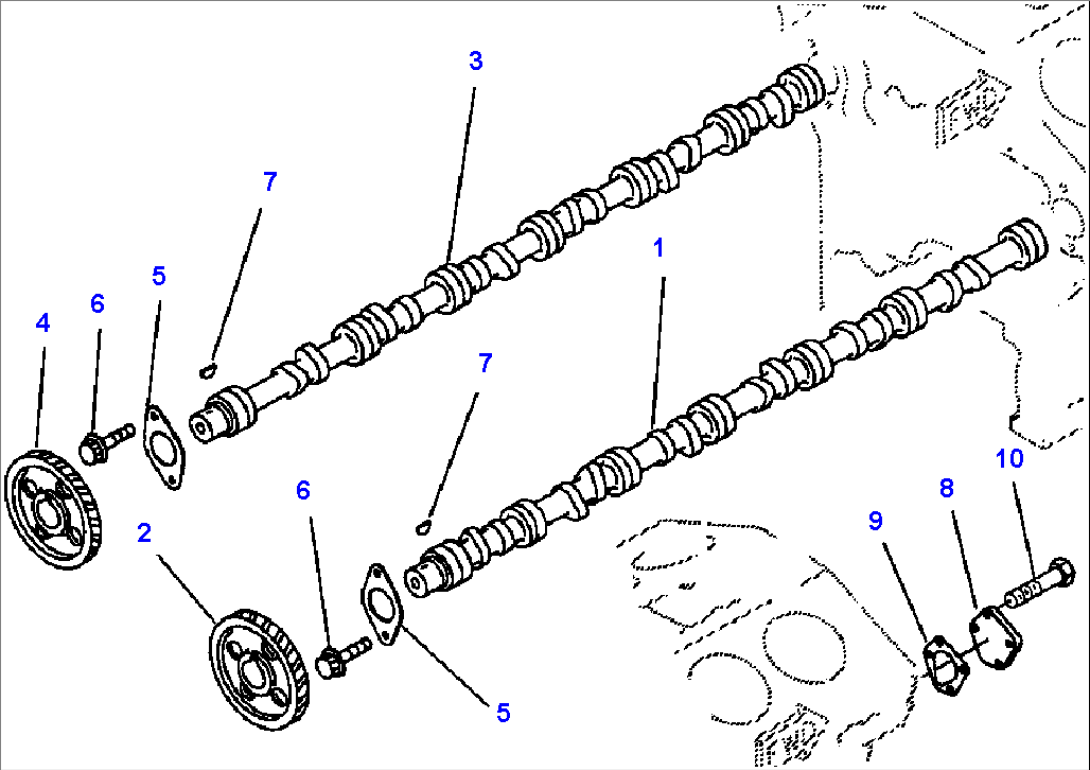 A2203-A7A1 CAMSHAFT AND GEAR