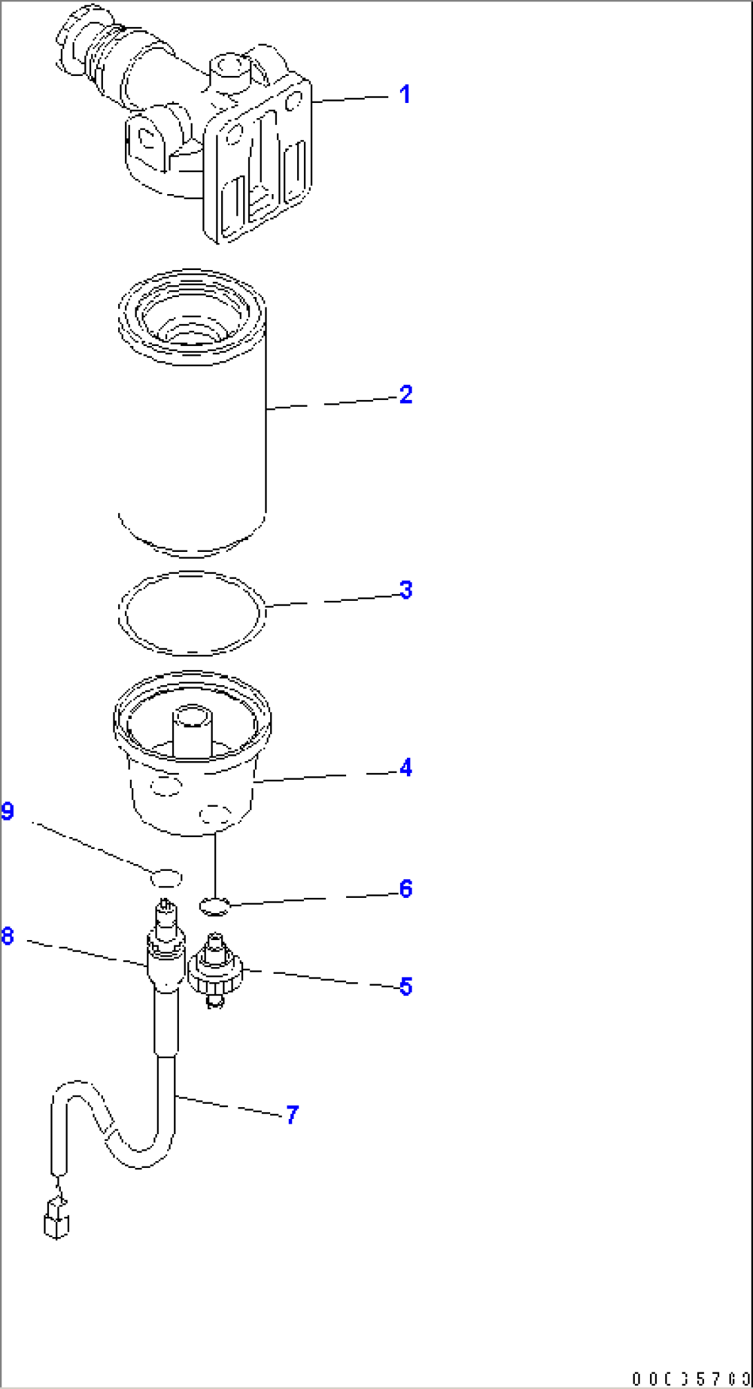 FILTER ASSEMBLY (INNER PARTS)