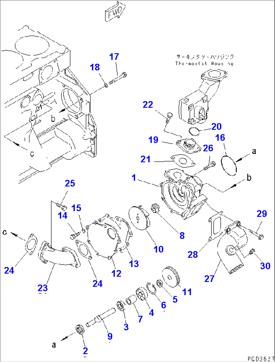 WATER PUMP(#75152-)