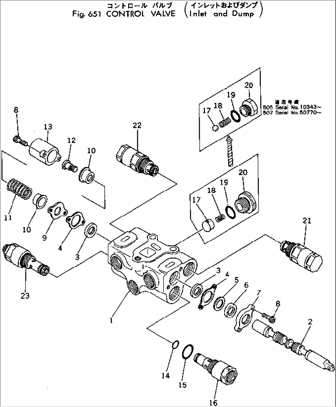 CONTROL VALVE (INLET AND DUMP)