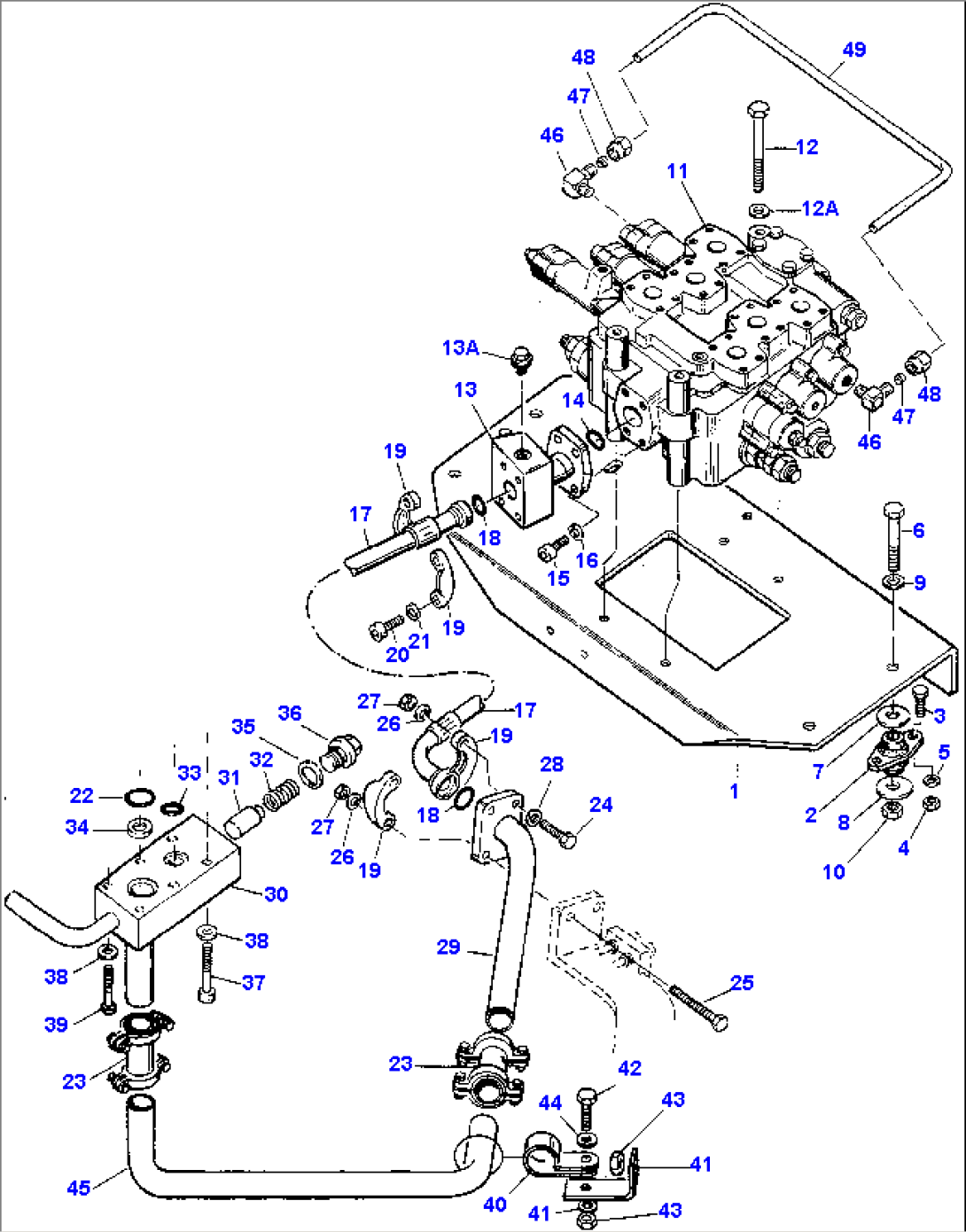 CONTROL VALVE, RETURN PIPINGS, THREE WAYS