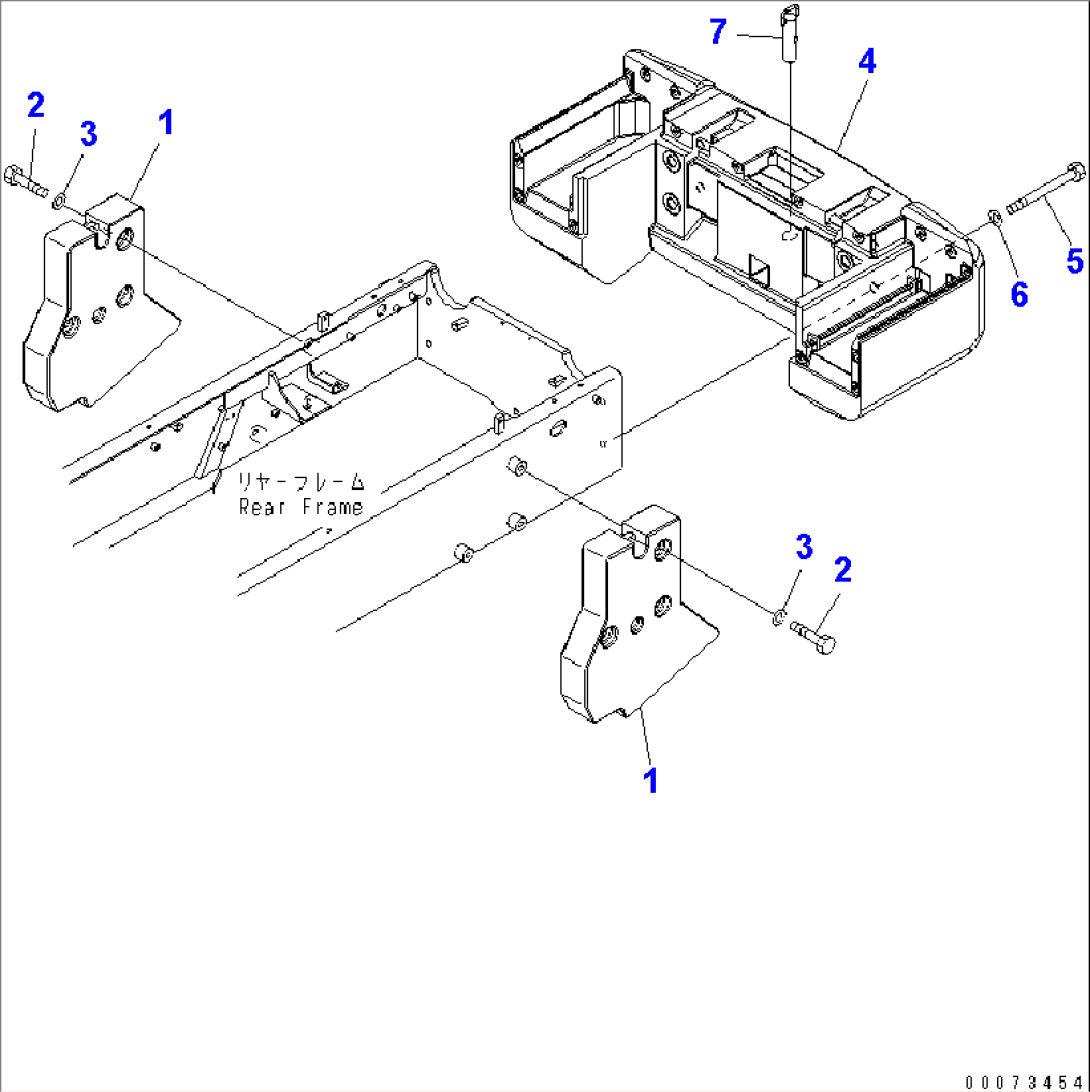 COUNTER WEIGHT (ADDITIONAL WEIGHT) (FOR MULTI COUPLER)(#75001-)