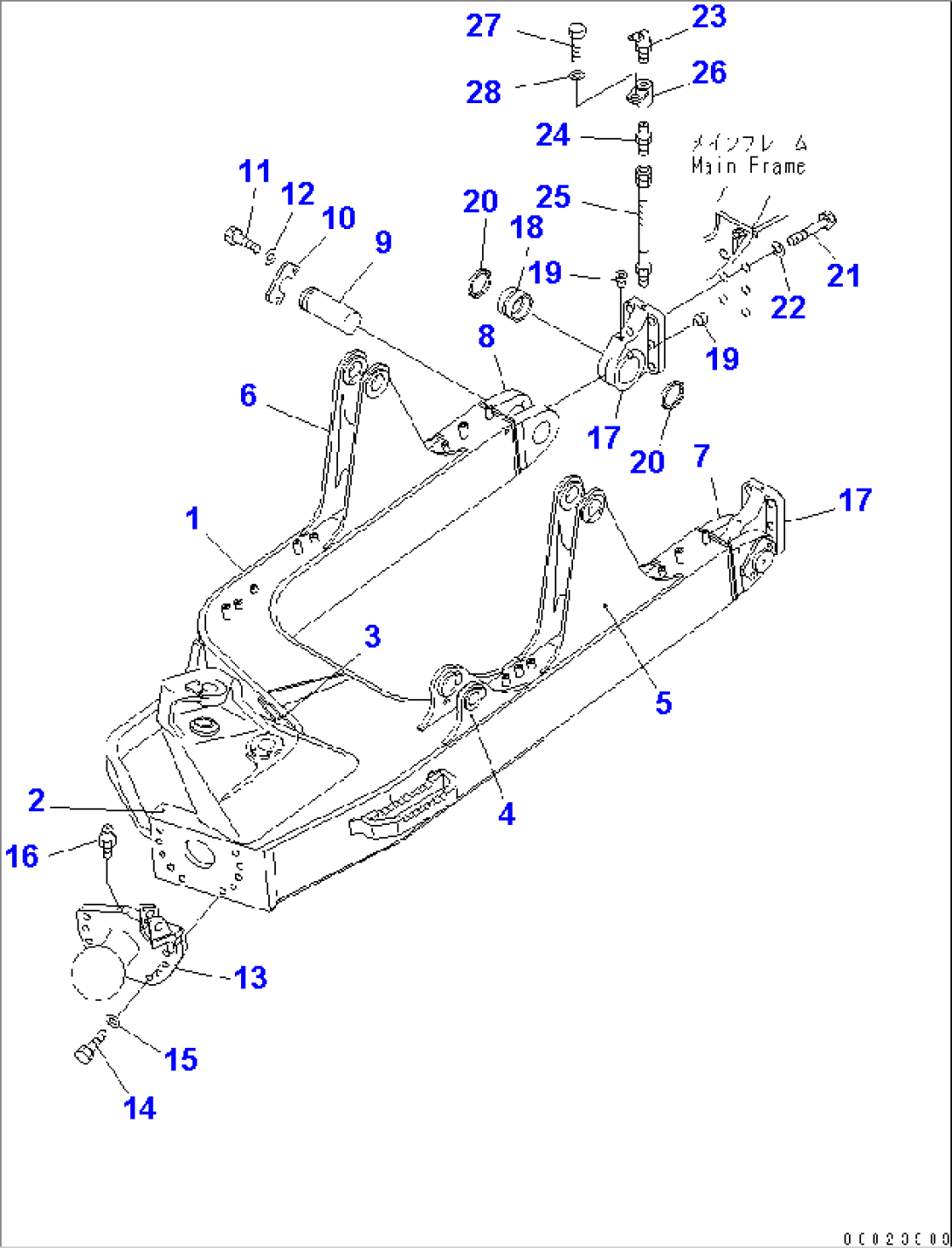 DOZER FRAME(#50300-)