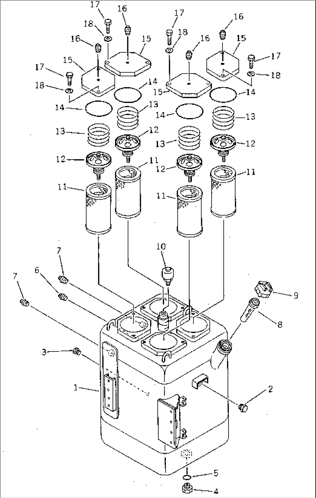 HYDRAULIC TANK(#2001-2185)