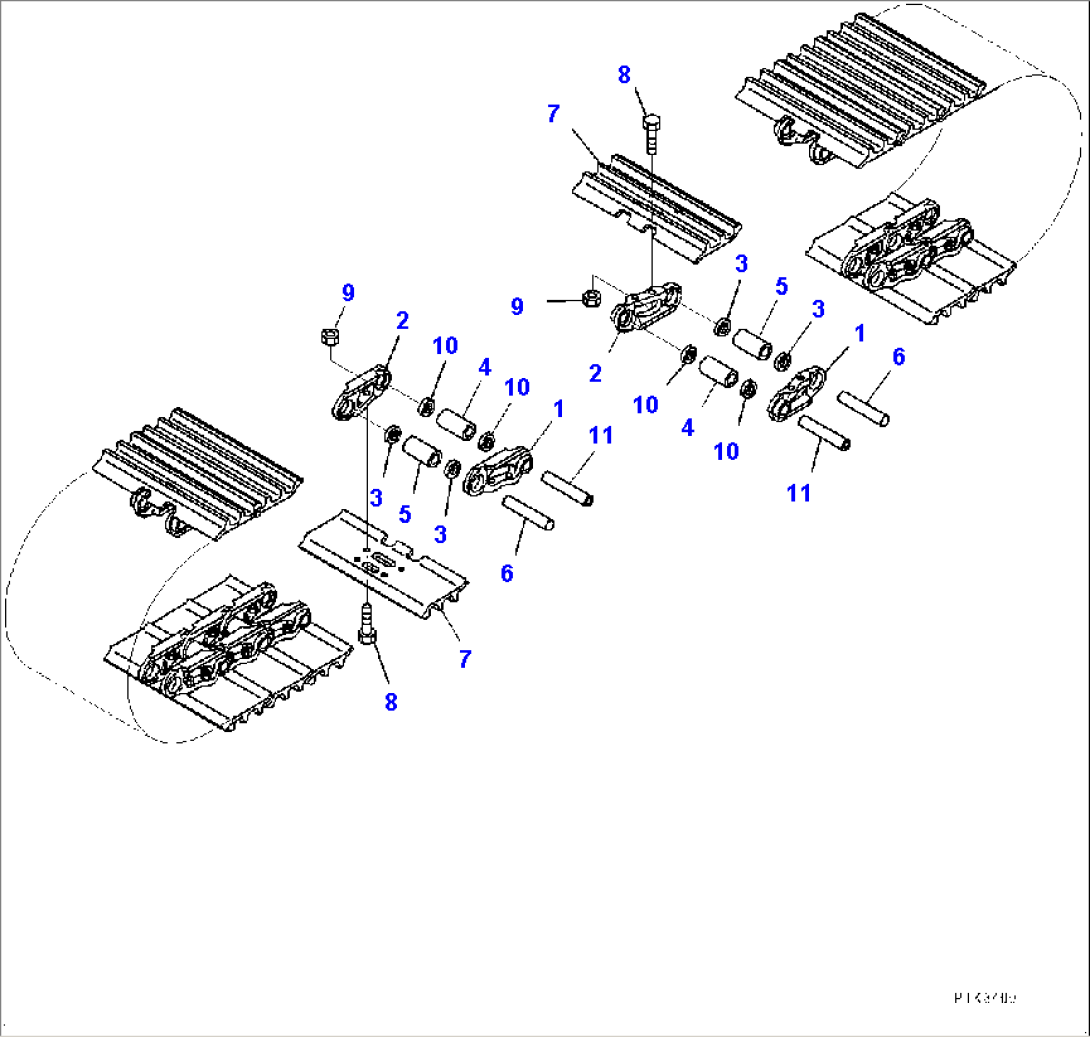 Track Shoe Assembly (#80001-)