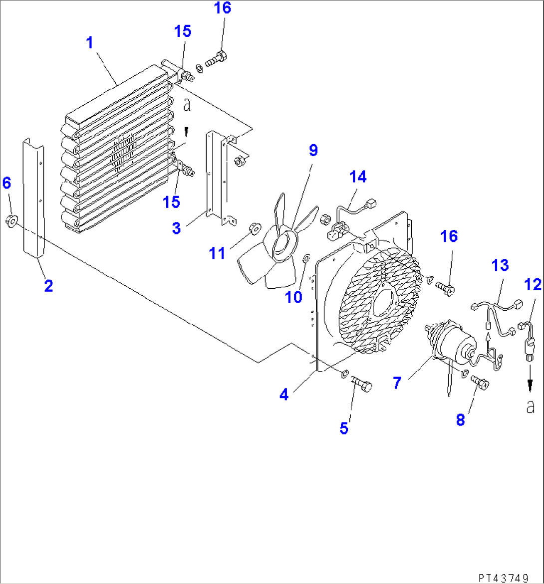 CONDENSOR INNER PARTS(#11003-)