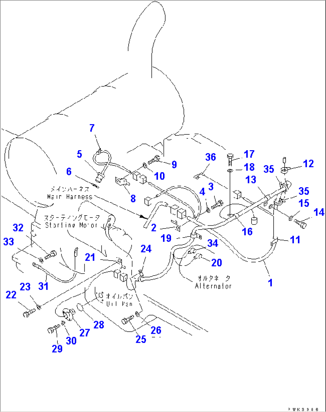 ENGINE ELECTRICAL (WIRE HARNESS)