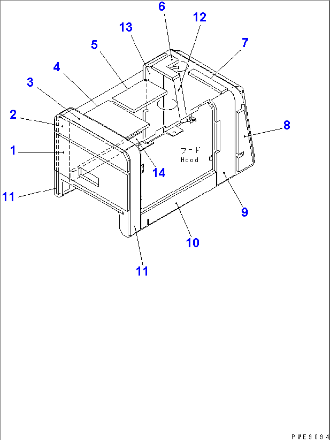 HOOD (FOR SHEET)(#10001-11500)