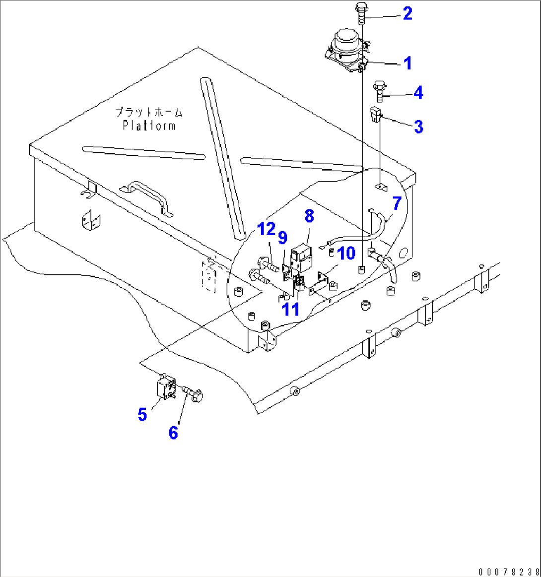 PLATFORM (BATTERY RELAY)(#1685-)