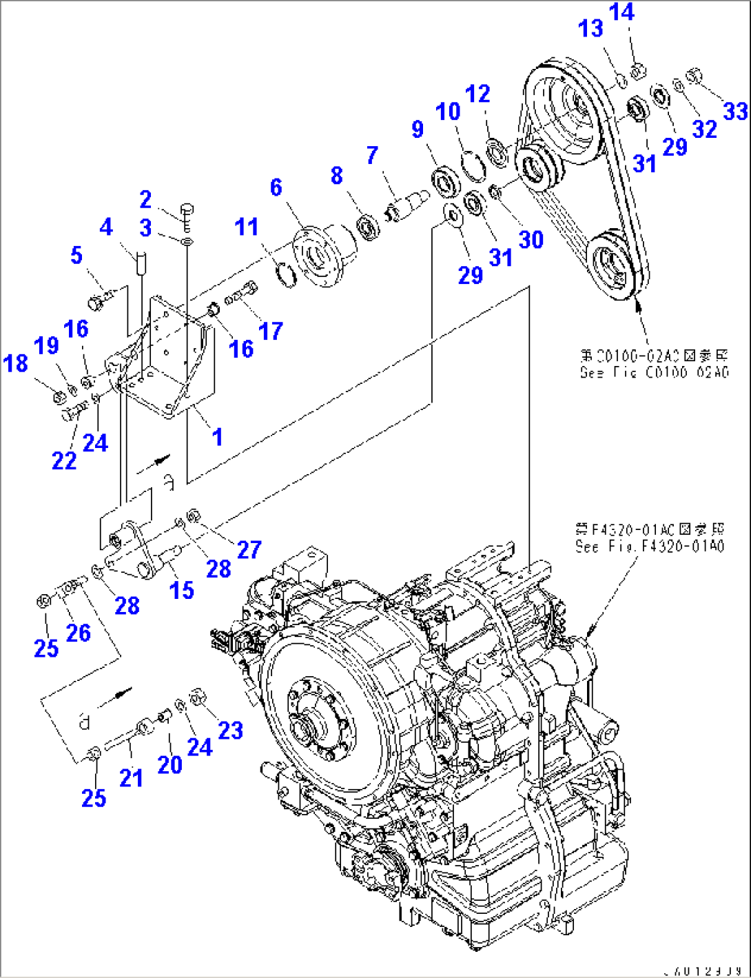 FAN DRIVE (FOR LARGE CAPACITY RADIATOR)