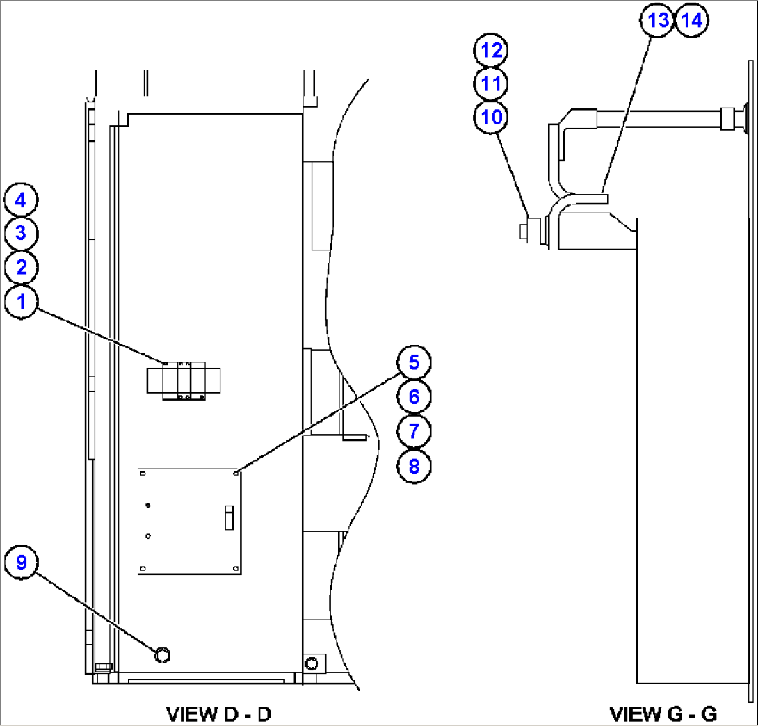 CONTROL CABINET RIGHT FRONT - 1