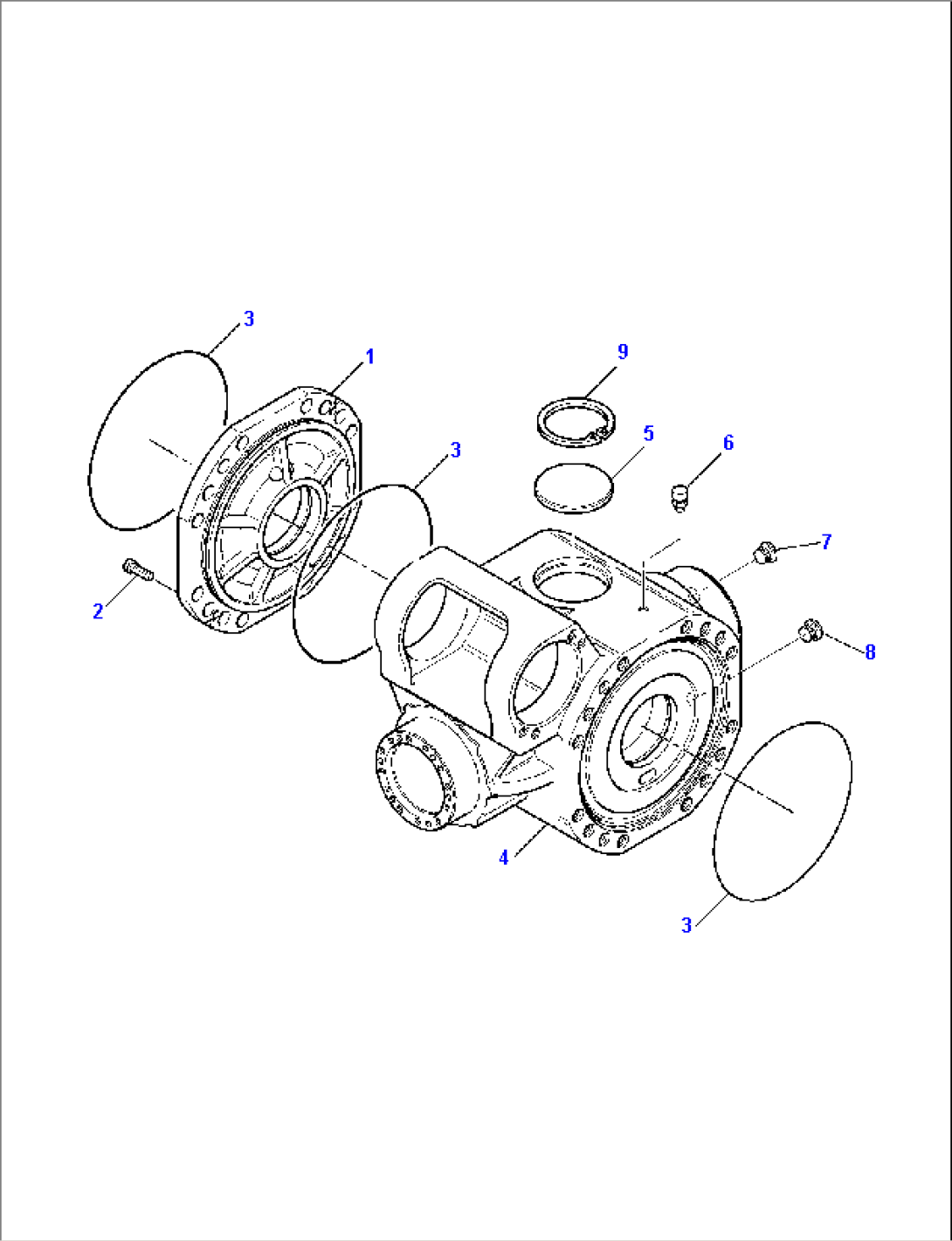 FRONT AXLE (2WS) (1/6)