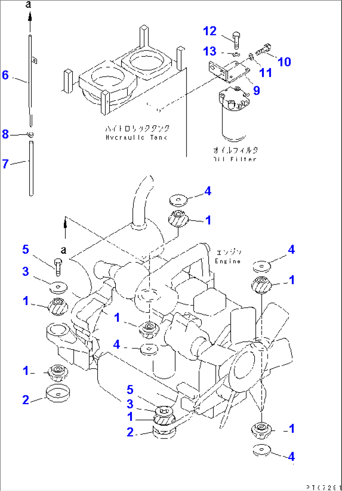 ENGINE MOUNT(#5001-)