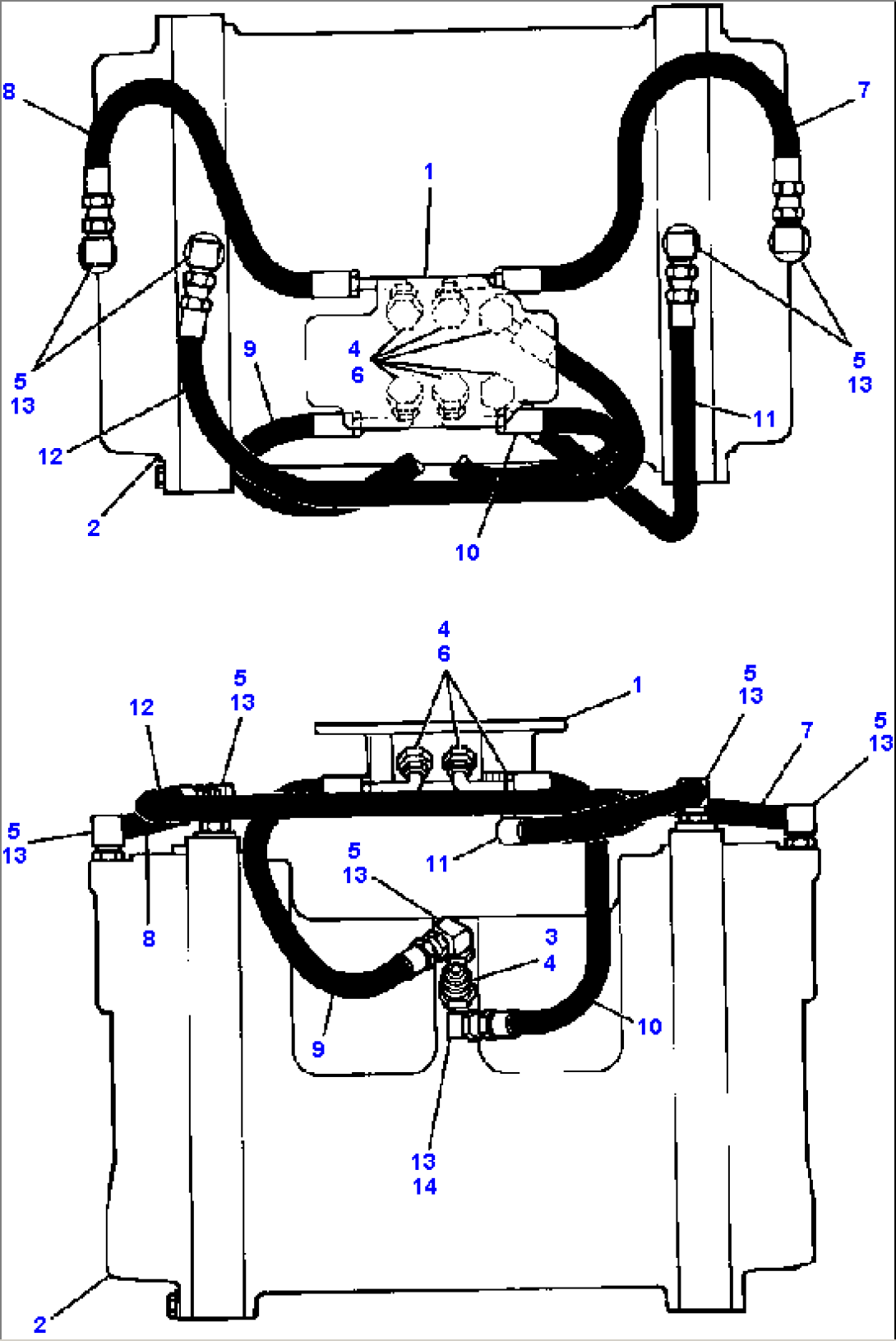 TWO SPEED STEERING COMPLETE ASSEMBLY