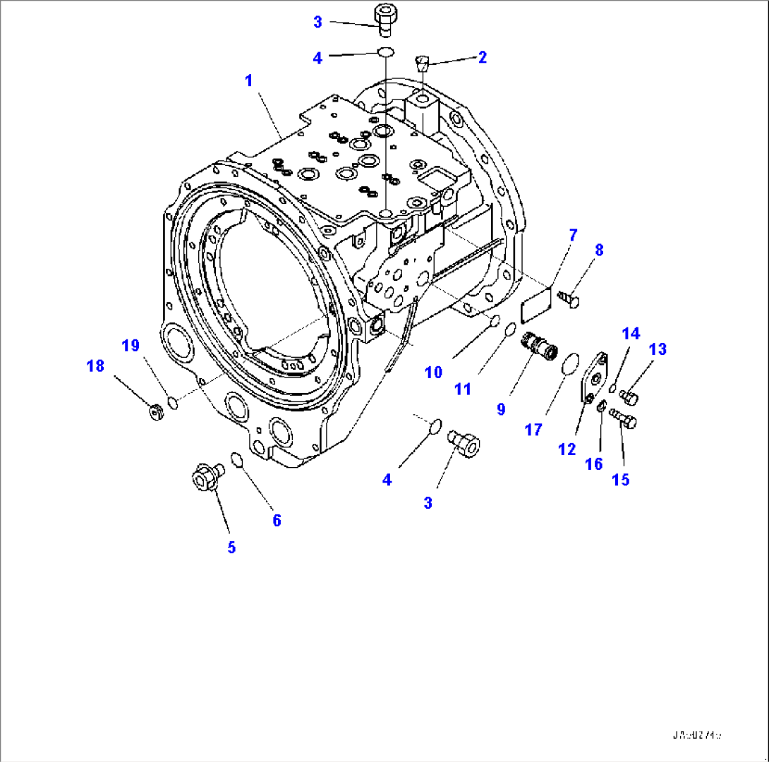 Power Train, Transmission Carrier (2/2) (#80001-)
