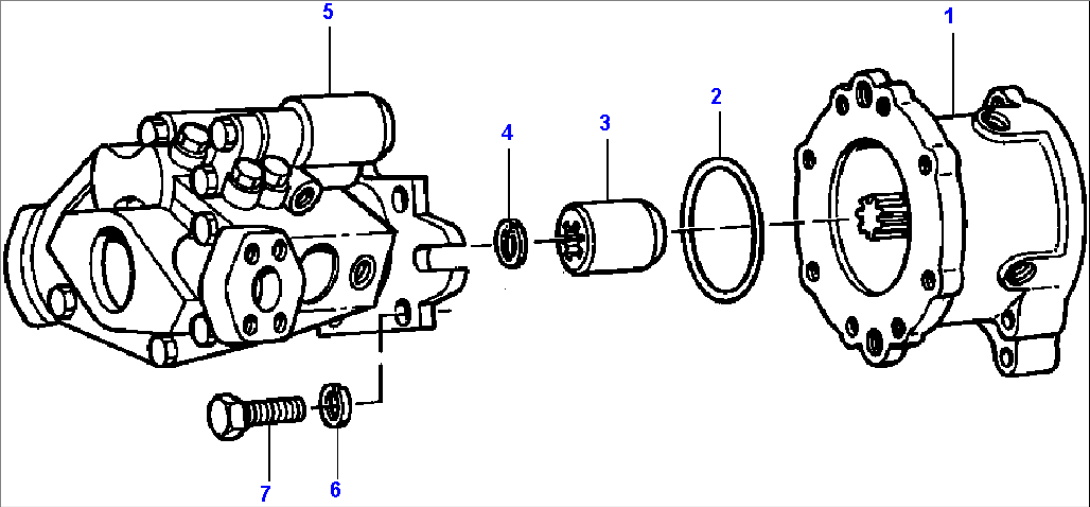 HYDRAULIC PUMP MOUNTING