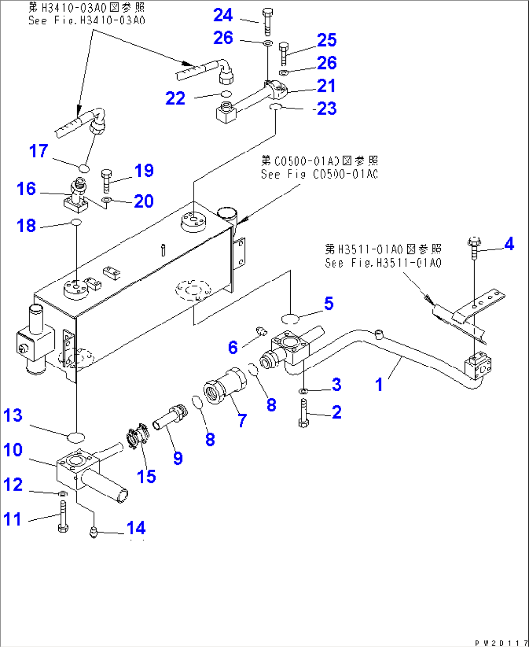 BRAKE OIL COOLER PIPING