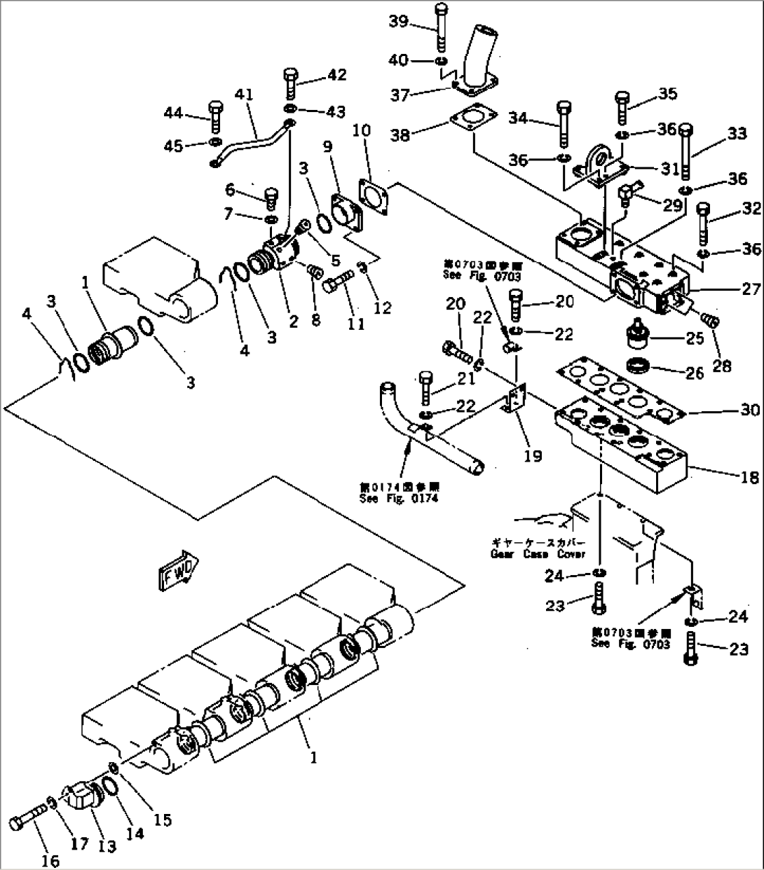 WATER MANIFOLD AND THERMOSTAT (SINGLE TURBOCHARGER)(#10277-11209)