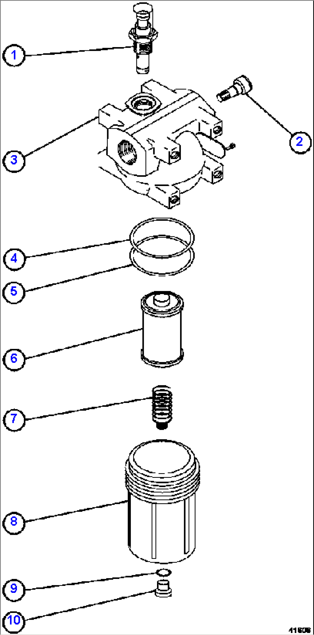 AUTO LUBE FILTER ASSEMBLY PC0811