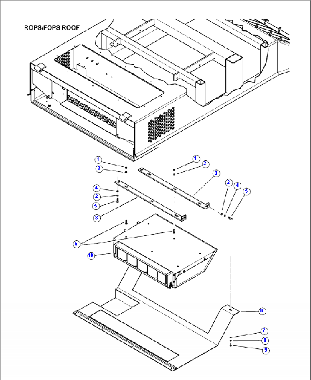 K0700-02A0 AIR CONDITIONER AND HEATER MOUNTING
