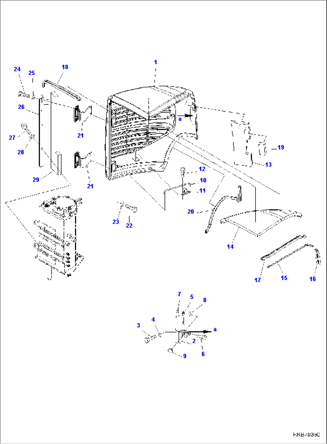 SIDE COVER, RHS, PHOCOMEX, (2/2)