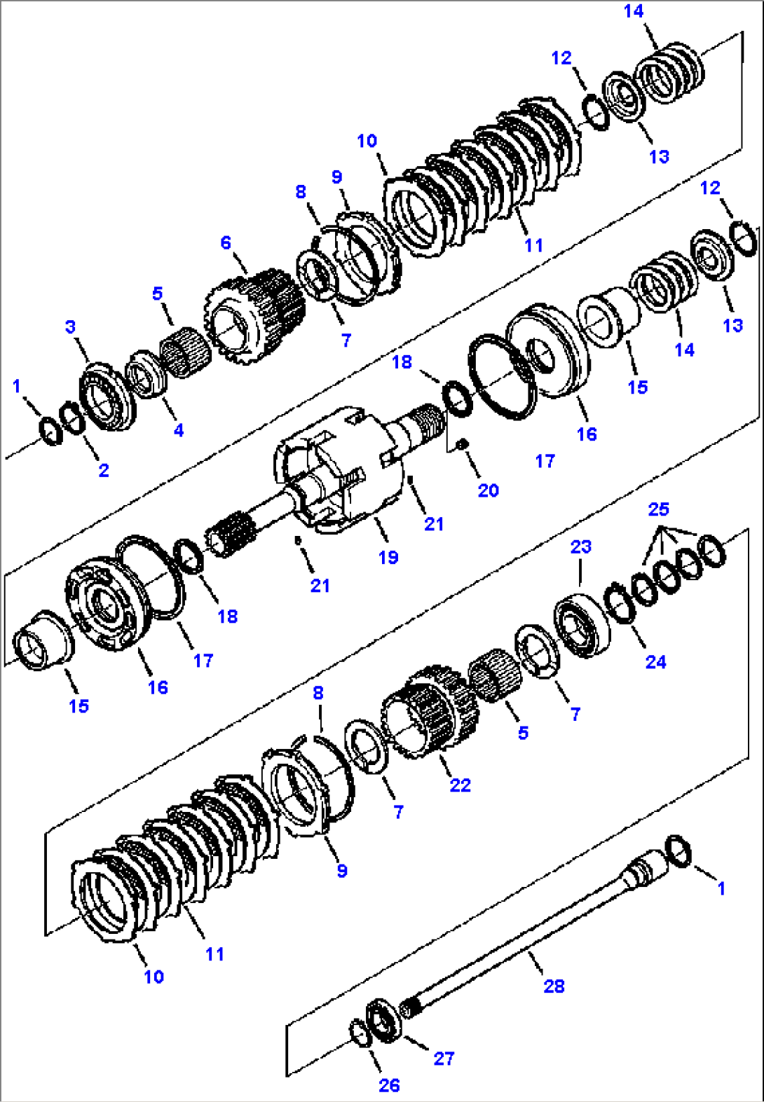 F3224-01A0 TRANSMISSION - 4WD FORWARD REVERSE CLUTCH (S/N A13117- )